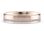 Andreas Rose Gold 18k Lab Grown Wedding Band