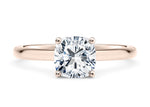Paloma Solitaire Rose Gold 18k Cushion Engagement Ring