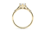 Jasmine Vintage Yellow Gold 18k Pear Engagement Ring