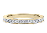 Aurora Yellow Gold 18k Full Set Eternity Ring