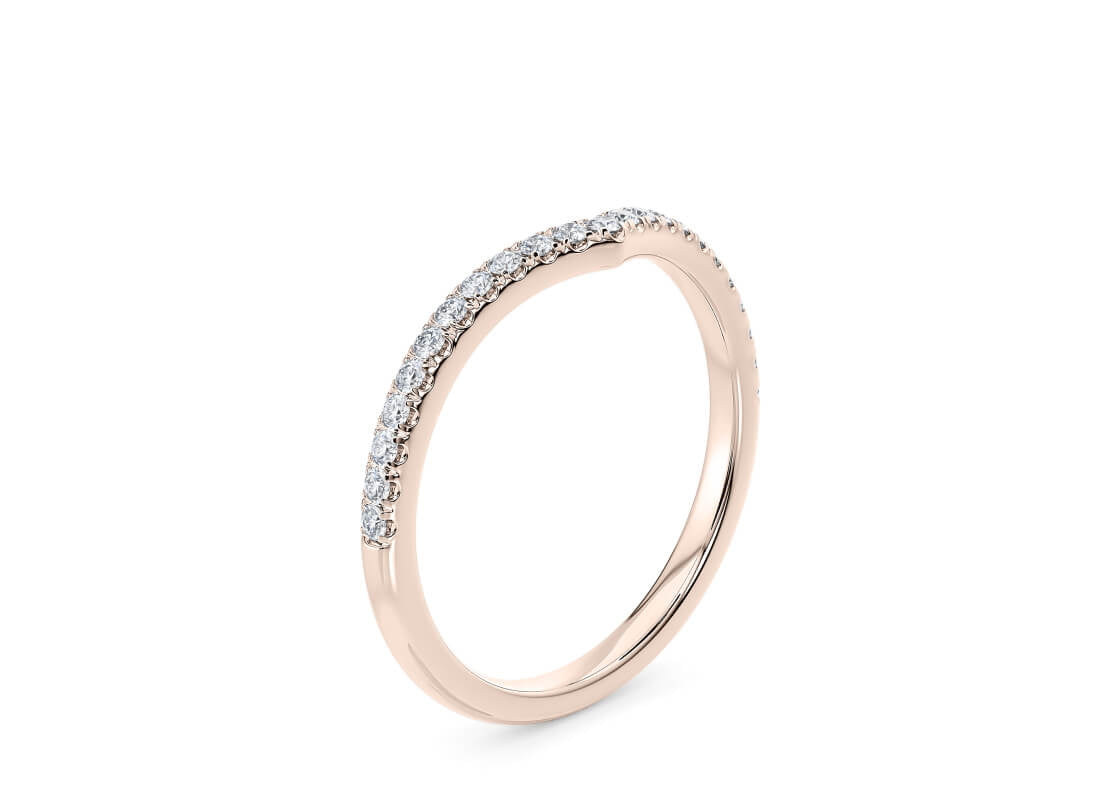 Aurelle Rose Gold 18k Eternity Ring