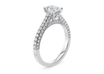 Bloomsbury Vintage Platinum Oval Engagement Ring