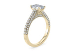 Bloomsbury Vintage Yellow Gold 18k Emerald Engagement Ring