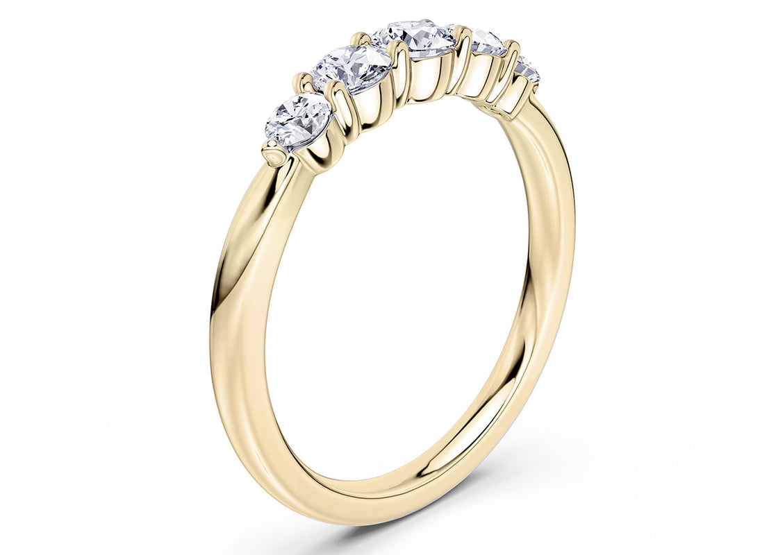 Chérie Yellow Gold 18k Eternity Ring