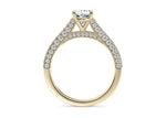 Bloomsbury Vintage Yellow Gold 18k Oval Engagement Ring