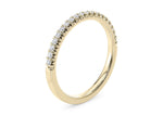 Kindrea Yellow Gold 18k Half Set Eternity Ring