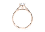 1477 Vintage Rose Gold 18k Pear Engagement Ring