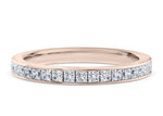 Aurora Rose Gold 18k Full Set Eternity Ring