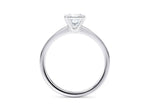 1477 Classic Solitaire Platinum Princess Engagement Ring