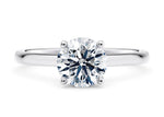 Paloma Solitaire Platinum Round Engagement Ring