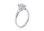Hanover Solitaire Platinum Pear Engagement Ring