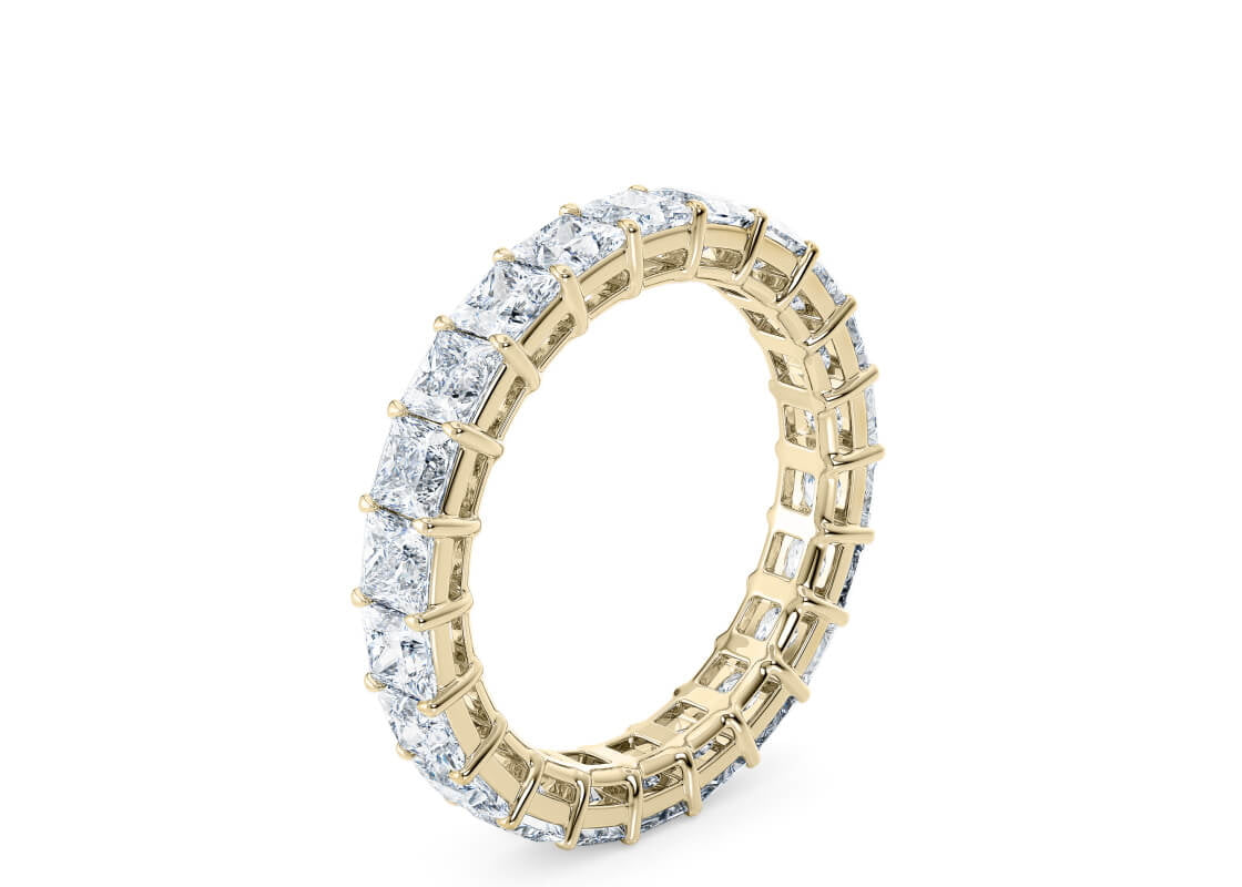 Regent Princess Full Set Yellow Gold 18k Natural Eternity Ring