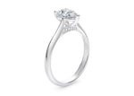 Iris Solitaire Platinum Pear Engagement Ring
