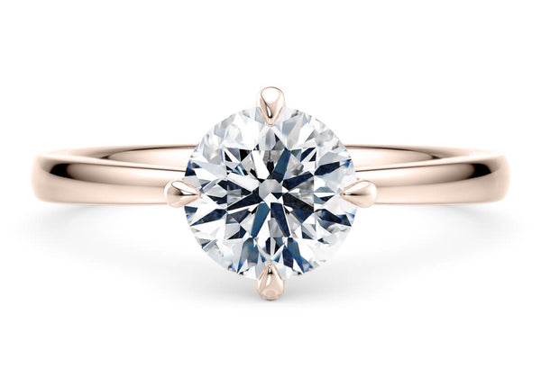 Starlight Compass Solitaire Engagement Ring