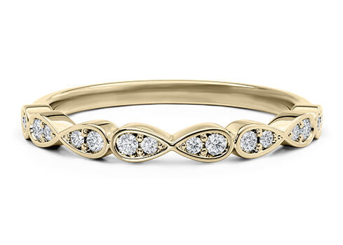 Primrose Yellow Gold 18k Half Set Eternity Ring