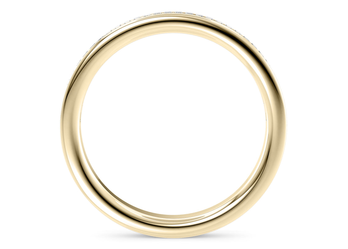 Elegance Yellow Gold 18k Eternity Ring