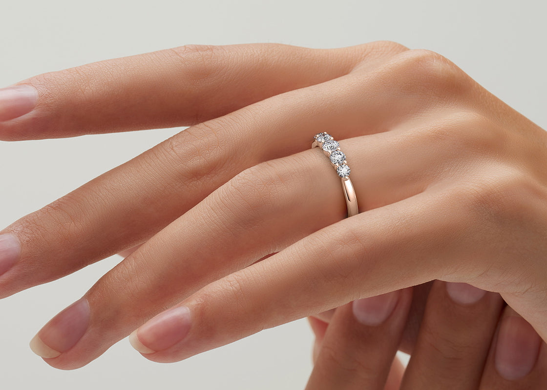 Chérie Rose Gold 18k Eternity Ring