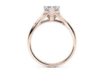 Hanover Solitaire Rose Gold 18k Heart Engagement Ring