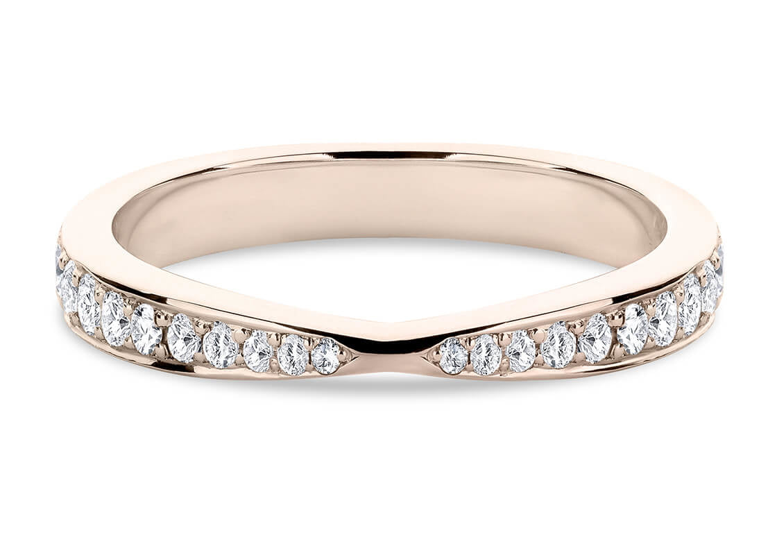 Eden Rose Gold 18k Eternity Ring