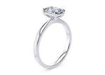 Delicacy Solitaire Platinum Radiant Engagement Ring