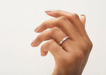 Allya Yellow Gold 18k Half Set Eternity Ring