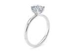Paloma Solitaire Platinum Cushion Engagement Ring