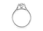 Aphrodite Halo Platinum Marquise Engagement Ring