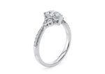 Gaia Vintage Platinum Pear Engagement Ring