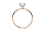 Starlight Solitaire Rose Gold 18k Princess Engagement Ring