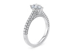 Bloomsbury Vintage Platinum Pear Engagement Ring