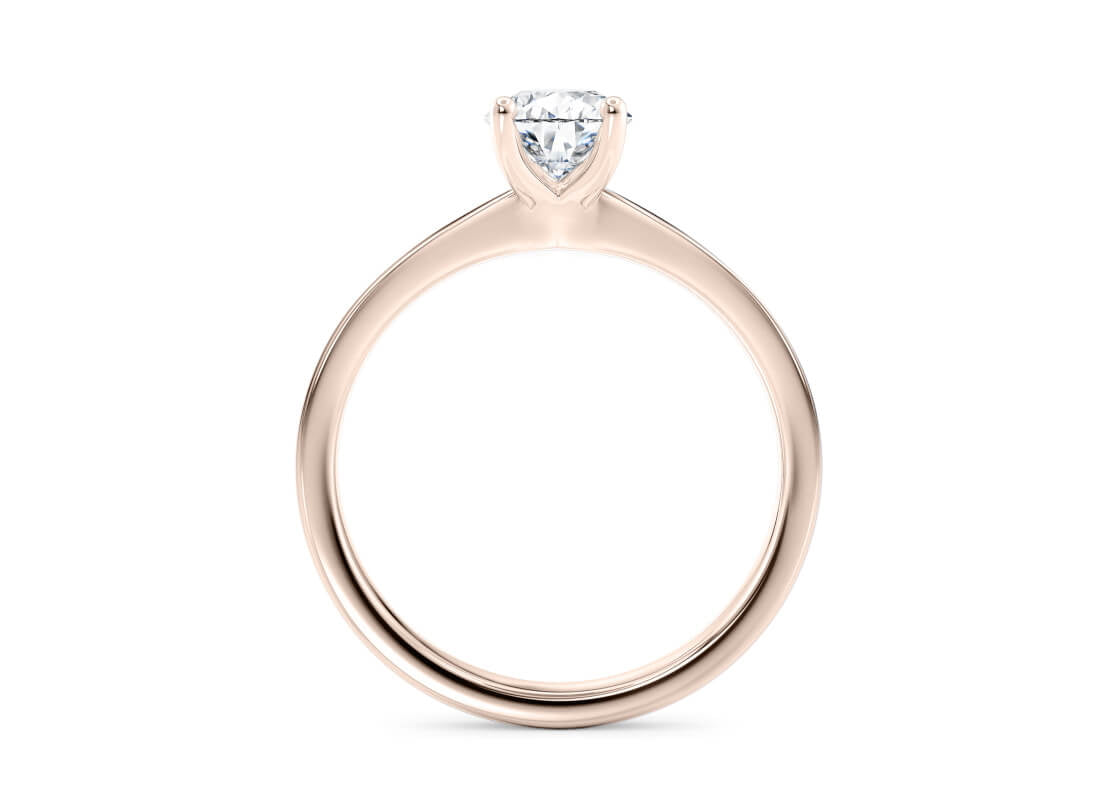 1477 Classic Solitaire Rose Gold 18k Pear Engagement Ring