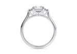 Paris Trilogy Platinum Princess Engagement Ring