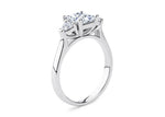 Barcelona Trilogy Platinum Princess Engagement Ring