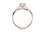 Hanover Solitaire Rose Gold 18k Cushion Engagement Ring