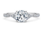 Gaia Vintage Platinum Cushion Engagement Ring