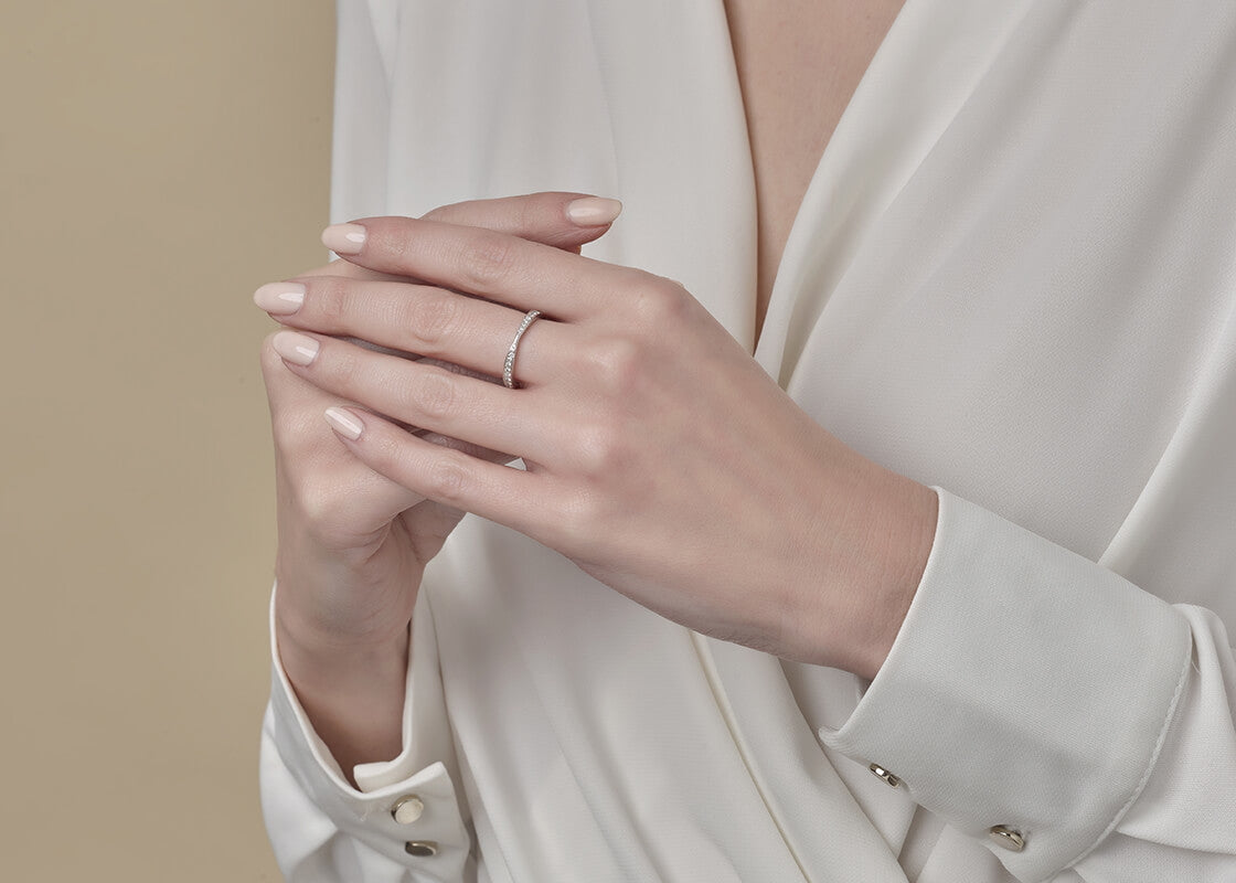 Eden White Gold 18k Eternity Ring