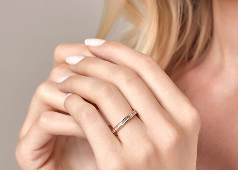 Elegance White Gold 18k Eternity Ring