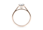 Estella Solitaire Rose Gold 18k Round Engagement Ring