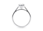 Estella Solitaire Platinum Round Engagement Ring