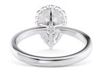 Esther Halo Platinum Pear Engagement Ring