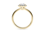 Esther Halo Yellow Gold 18k Pear Engagement Ring