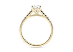 1477 Vintage Yellow Gold 18k Pear Engagement Ring