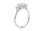 Roma Trilogy Platinum Round Engagement Ring