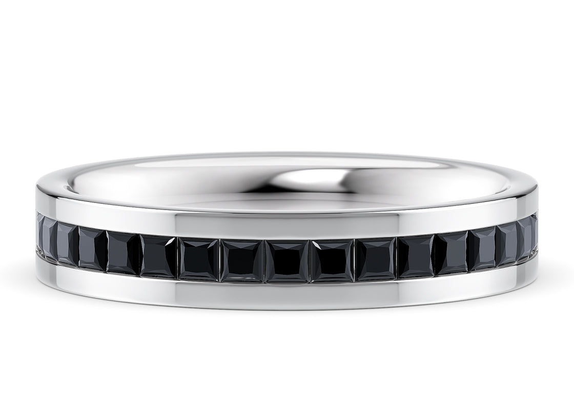 Orpheus White Gold 18k Wedding Band