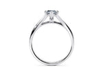 Hanover Solitaire Platinum Marquise Engagement Ring