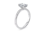 Starlight Solitaire Platinum Radiant Engagement Ring
