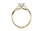 Hanover Solitaire Yellow Gold 18k Princess Engagement Ring