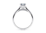 Iris Solitaire Platinum Radiant Engagement Ring