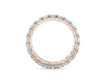 Regent Asscher Full Set Rose Gold 18k Lab Grown Eternity Ring