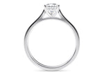 Contour Solitaire Platinum Pear Engagement Ring